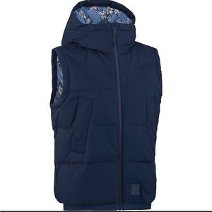 Kari Traa 60/40 Down Rothe Vest Naval Size XL NWT